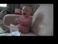 Baby Laughing Hysterically at Ripping Paper