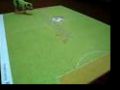 Cute Dog Playing Virtual Soccer