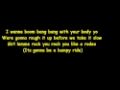 Mohombi - Bumpy Ride Lyrics