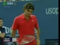 Roger Federer Vs Gilles Muller - Sept. 4, 2008