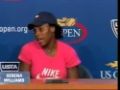 US Open Serena Williams Press Conference 9.03.08