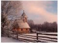 o biserica in plina iarna